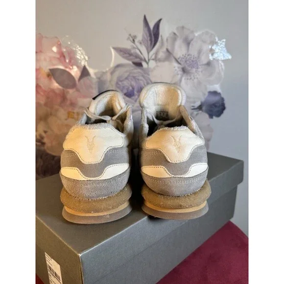 ALLSAINTS Rimini Low Top in Chalk White sneakers athletic running shoes suede